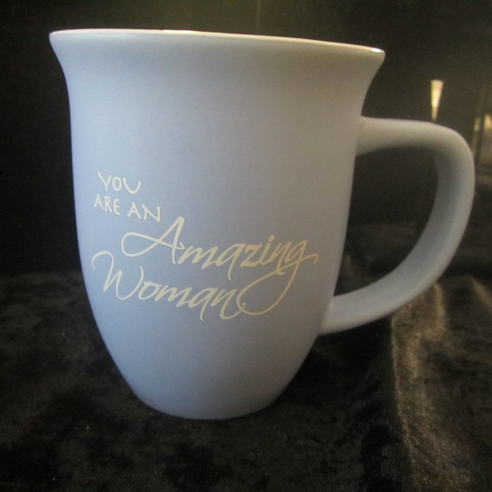 Abby Press Vintage Mug-Amazing Woman in Blue/Green